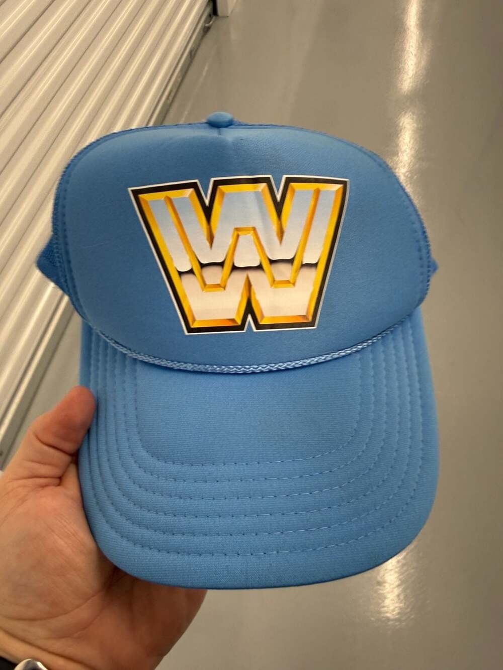 Men's Chalk Line Blue Trucker Snapback Hat,